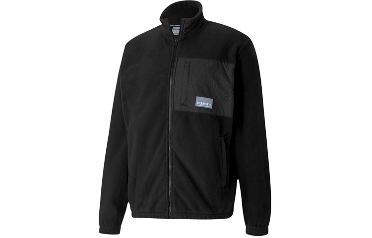 Puma Avenir Track Retro Suede Warm Logo Jacket Winter Men’s Black 599356-01