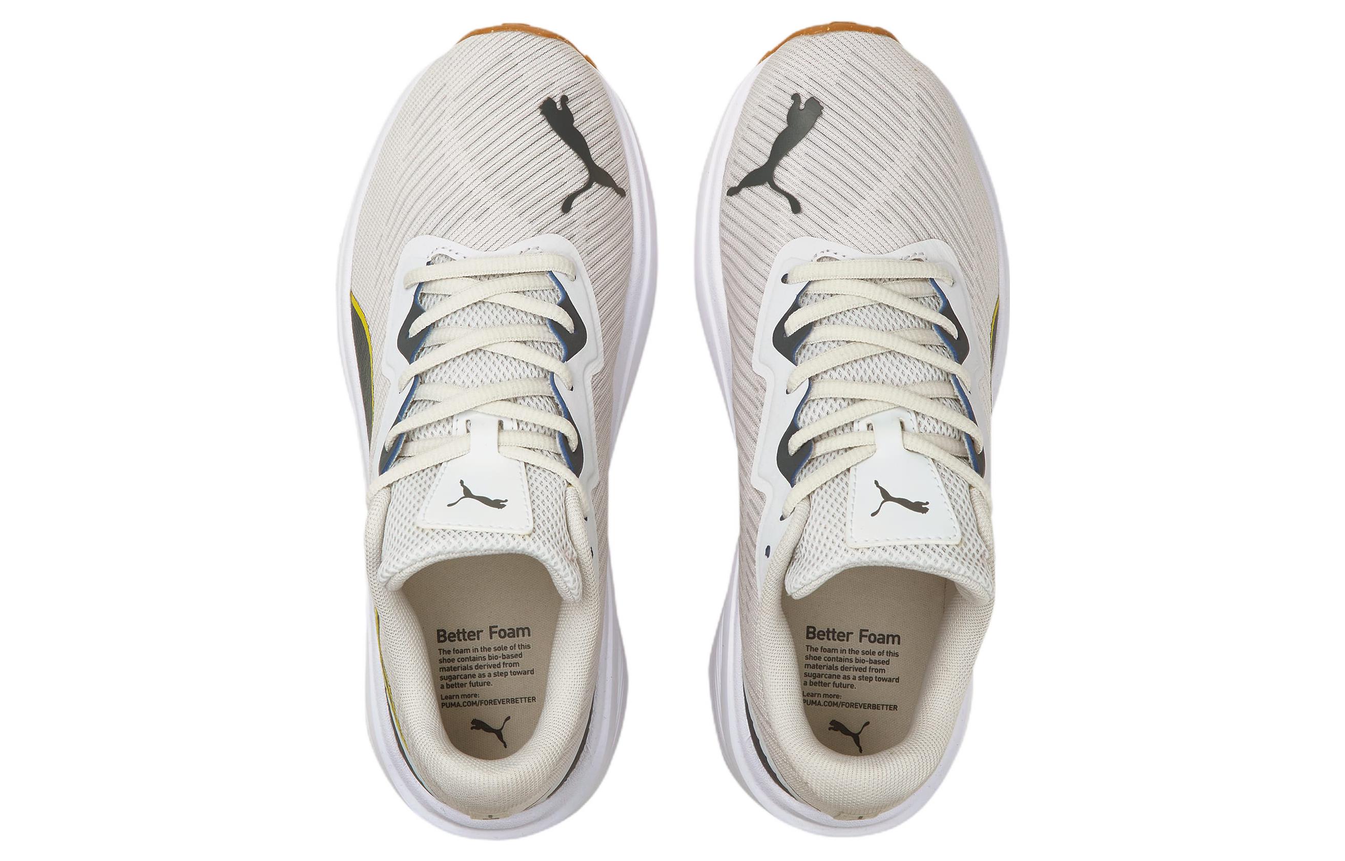 Lookbook Puma Aviator Profoam Sky ''Blanc Vert Jaune'' 376616-02