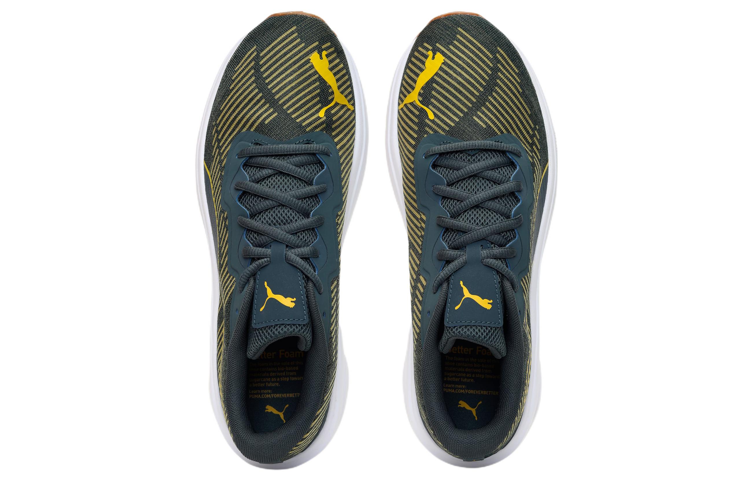 Lookbook Puma Aviator Profoam Sky Low 'Hijau-Kuning' 376616-01