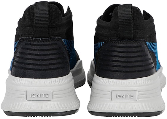 Puma Avid Nu Knit Sepatu Hitam/Biru 369341-01 Purchase Puma Avid Nu Knit Sepatu Hitam/Biru 369341-01