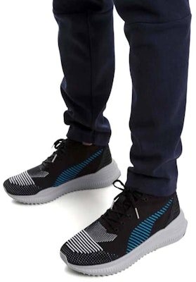 Puma Avid Nu Knit Sepatu Hitam/Biru 369341-01 Sizing Puma Avid Nu Knit Sepatu Hitam/Biru 369341-01