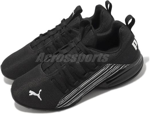 Puma Axelion 'Garis Linear - Hitam Putih' 378042-01 Cheap Puma Axelion 'Garis Linear - Hitam Putih' 378042-01