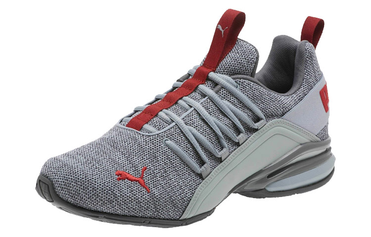 Lookbook Puma Axelion ''Gris Carrière Rouge Dahlia'' 191425-01