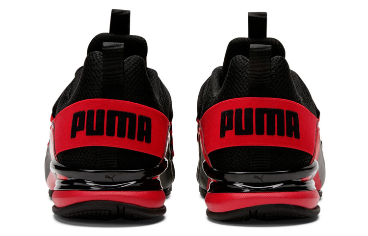 Shop プーマ アクセリオン ブレイク ワイド 黒赤 195491-01