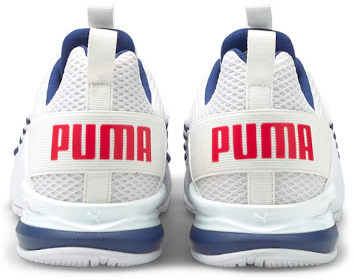 Puma Axelion LS ''Blanc Bleu'' 194384-02 Shop Puma Axelion LS ''Blanc Bleu'' 194384-02