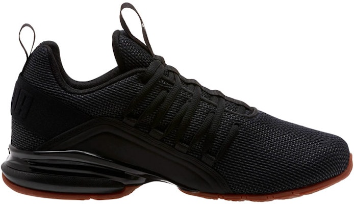 PUMA Axelion 網眼低筒跑步鞋 男款 黑/棕 Order PUMA Axelion 網眼低筒跑步鞋 男款 黑/棕