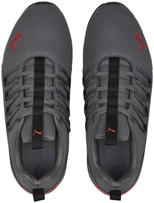 Puma Axelion Refresh 'Grey Red' 377911-02 Shop Puma Axelion Refresh 'Grey Red' 377911-02