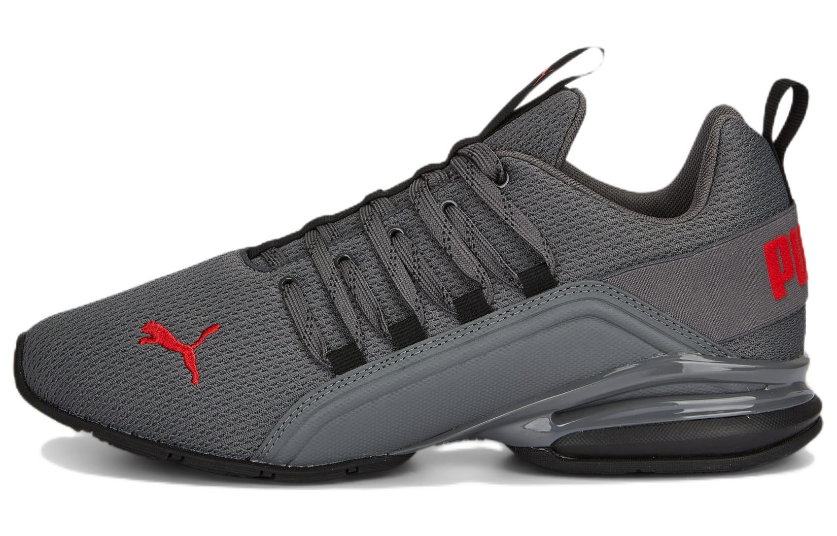 Puma Axelion Refresh 'Grey Red' 377911-02