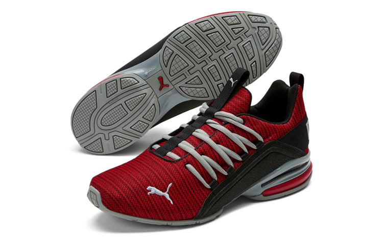 Shop Puma Axelion Ridge 紅色 低筒跑步鞋