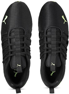 プーマ アクセリオン リップ 黒/緑 192581-01 Shop プーマ アクセリオン リップ 黒/緑 192581-01