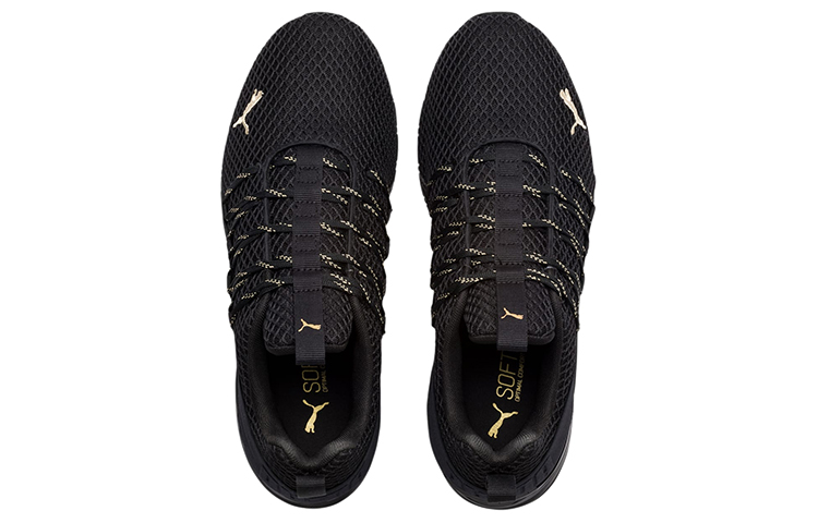 Lookbook PUMA Axelion Spark 低幫 跑步鞋 男款 黑色