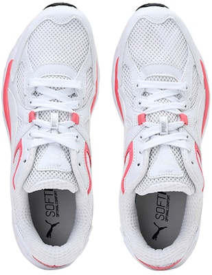 Puma Axis Plus 90s SoftFoam Trainers White/Pink 370287-21 Shop Puma Axis Plus 90s SoftFoam Trainers White/Pink 370287-21
