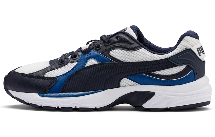 Puma Axis Plus 90s Trainers White/Blue 370287-04