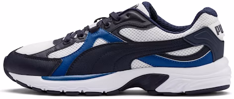 Puma Axis Plus 90s Trainers White/Blue 370287-04 Puma Axis Plus 90s Trainers White/Blue 370287-04