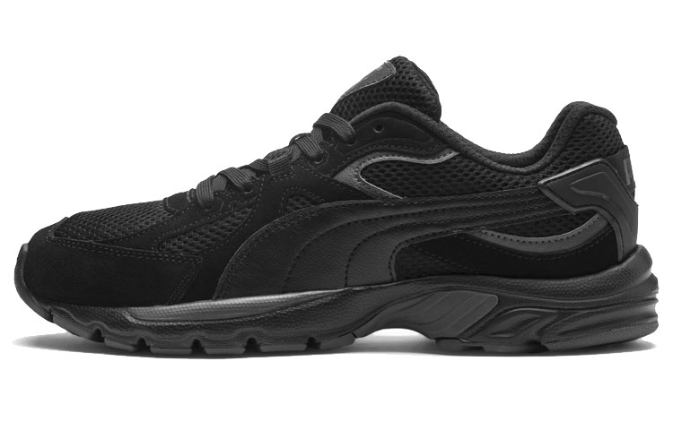 Puma Axis Plus Suede 'Black Low-Top' 370286-02