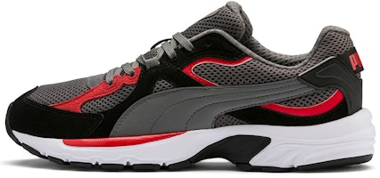 Puma Axis Plus Suede Grey/Red 370286-03 Puma Axis Plus Suede Grey/Red 370286-03
