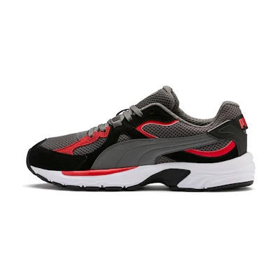 Puma Axis Plus Suede Grey/Red