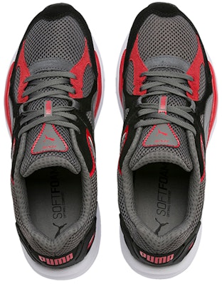 Puma Axis Plus Suede Grey/Red 370286-03 Shop Puma Axis Plus Suede Grey/Red 370286-03