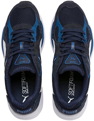 Puma Axis Plus Suede Low-top Running Shoes White/Blue 370286-06 Lookbook Puma Axis Plus Suede Low-top Running Shoes White/Blue 370286-06