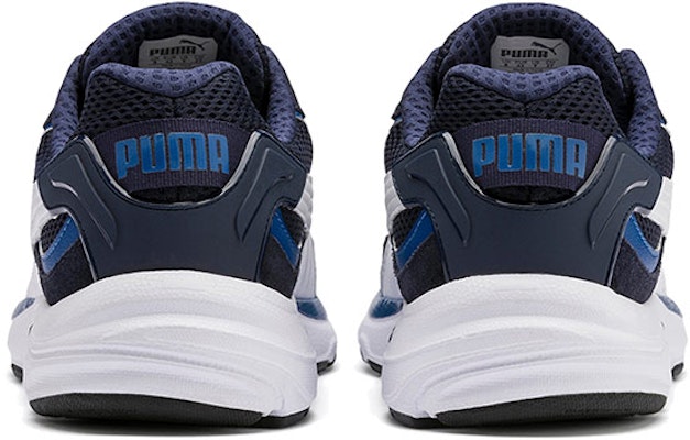 Puma Axis Plus Suede Low-top Running Shoes White/Blue 370286-06 Shop Puma Axis Plus Suede Low-top Running Shoes White/Blue 370286-06