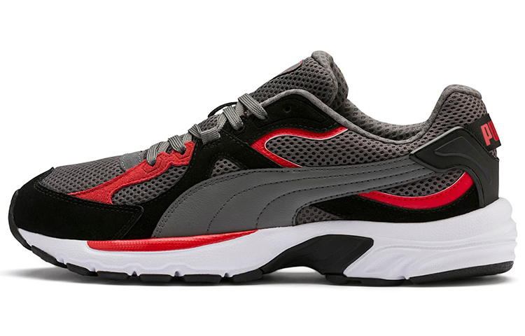 Puma Axis Plus Suede Grey/Red 370286-03