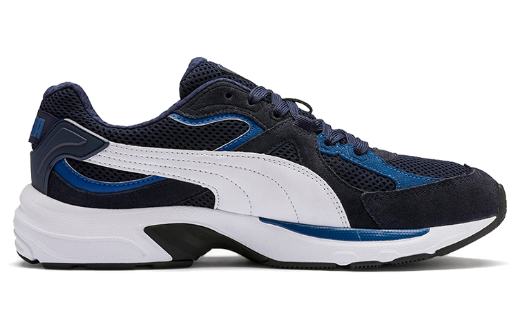 Order Puma Axis Plus Suede Zapatillas Running Bajas Blancas/Azules 370286-06