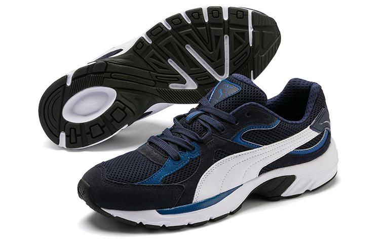 Purchase Puma Axis Plus Suede Zapatillas Running Bajas Blancas/Azules 370286-06
