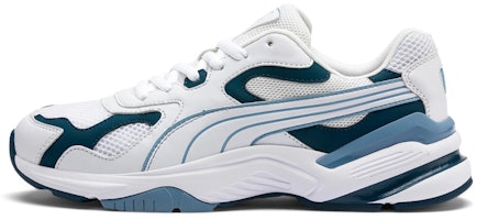 Puma Axis Supr Low-tops Sport Shoes White/Blue 370766-03 Puma Axis Supr Low-tops Sport Shoes White/Blue 370766-03