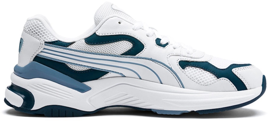 Puma Axis Supr Low-tops Sport Shoes White/Blue 370766-03 Order Puma Axis Supr Low-tops Sport Shoes White/Blue 370766-03