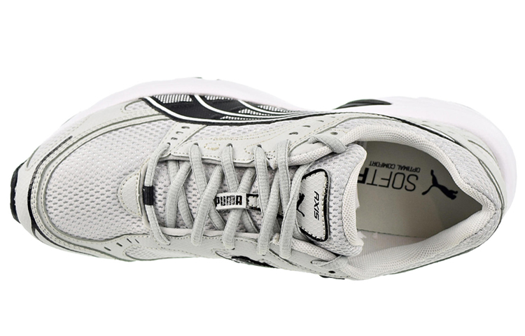 Shop Puma Axis Wit Peacoat Lage Sneakers Grijs 368465-05