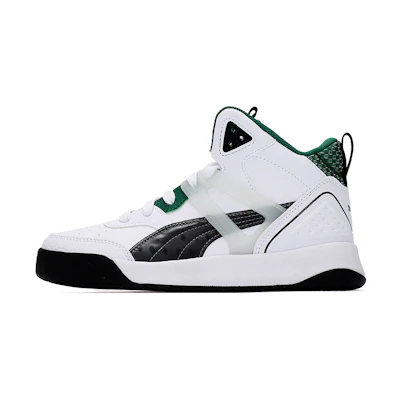 Puma Unisex Backcourt Mid Cyber Week Sneakers White/Green