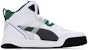 Puma Unisex Backcourt Mid Cyber Week Kasut Putih/Hijau 381129-03