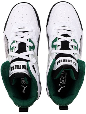 Puma Unisex Backcourt Mid Cyber Week Sneakers White/Green 381129-03 Shop Puma Unisex Backcourt Mid Cyber Week Sneakers White/Green 381129-03