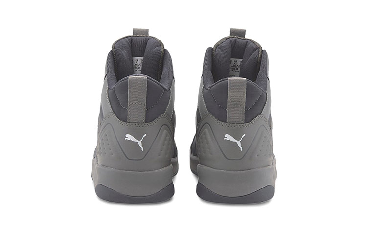 Shop Puma Backcourt Mid ''Gris Blanc'' 374139-04