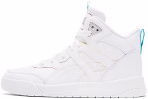 Puma Backcourt Mid Rainbow Splicing Casual Shoes White 368872-01 Puma Backcourt Mid Rainbow Splicing Casual Shoes White 368872-01