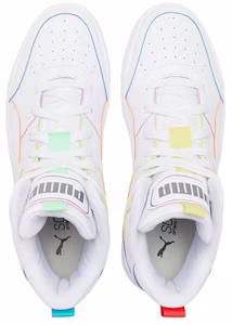 푸마 백코트 미드 레인보우 캐주얼 슈즈 (화이트) 368872-01 Shop 푸마 백코트 미드 레인보우 캐주얼 슈즈 (화이트) 368872-01