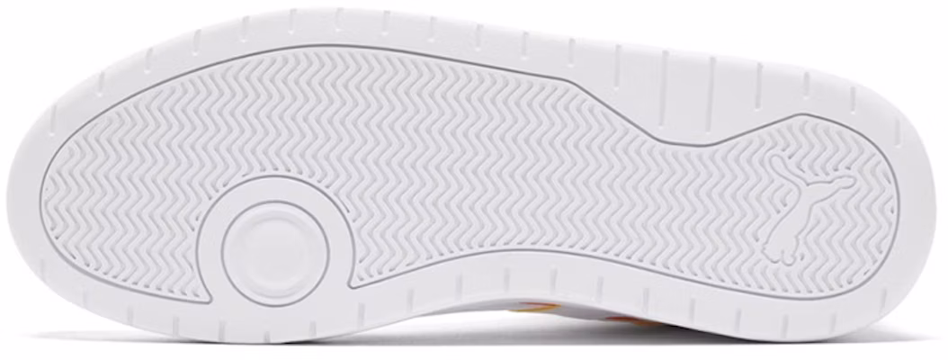 Puma Backcourt Mid Rainbow Splicing Casual Shoes White 368872-01 Details for Puma Backcourt Mid Rainbow Splicing Casual Shoes White 368872-01