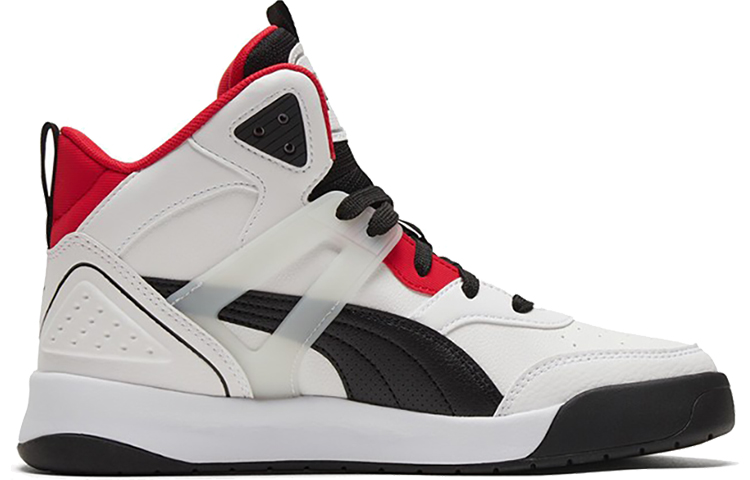 Lookbook Puma Backcourt Mid 'White Black Red' 374139-01