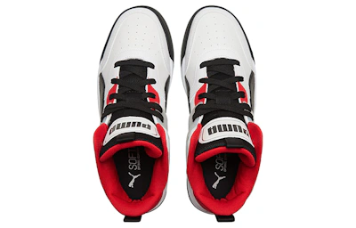 Puma Backcourt Mid 'White Black Red'