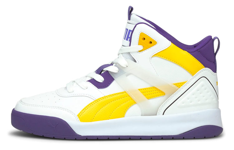 Puma Backcourt Mid 'White Purple Yellow' 374139-07