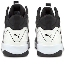 プーマ バックコート ミッド (白/黒) 374139-08 Shop プーマ バックコート ミッド (白/黒) 374139-08