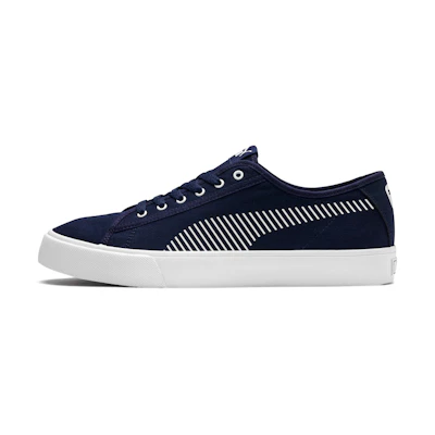 Puma Bari Stylish Retro Low Top Casual Skate Shoes Unisex Navy Blue