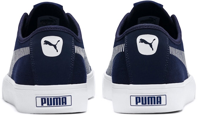 Puma Bari Stylish Retro Low Top Casual Skate Shoes Unisex Navy Blue 369116-03 Shop Puma Bari Stylish Retro Low Top Casual Skate Shoes Unisex Navy Blue 369116-03