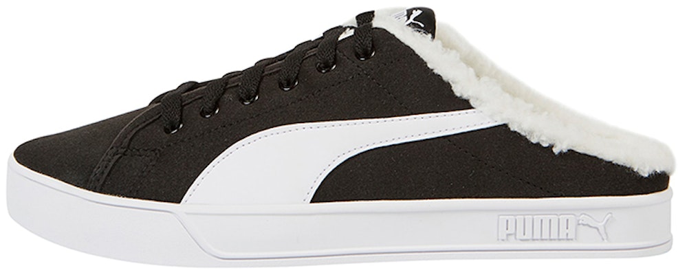 Puma Bari Mule Sherpa Casual Sneakers Black/White 375953-01 Buy Puma Bari Mule Sherpa Casual Sneakers Black/White 375953-01