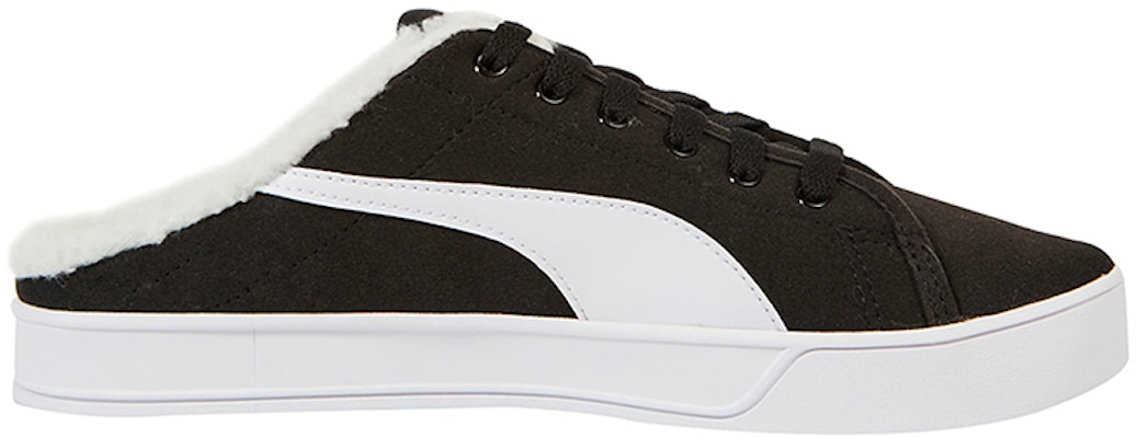 Puma Bari Mule Sherpa Casual Sneakers Black/White 375953-01 Order Puma Bari Mule Sherpa Casual Sneakers Black/White 375953-01