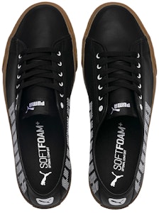 PUMA Bari Sl 低幫 板鞋 男女同款 黑 Lookbook PUMA Bari Sl 低幫 板鞋 男女同款 黑