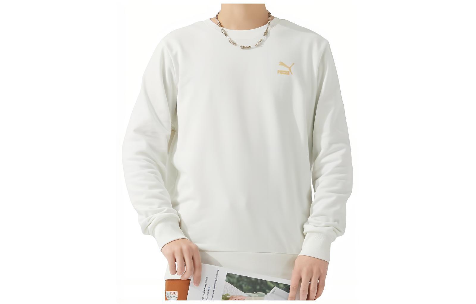 Puma Basic Crewneck Sweatshirt Unisex White 625825-65