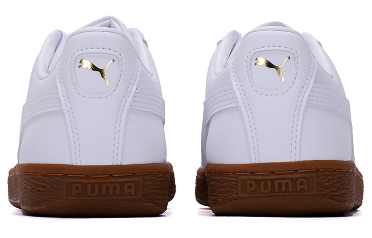 Lookbook プーマ バスケット21 白ガム (Puma Basuketto 21 Shiro Gamu) 381211-01