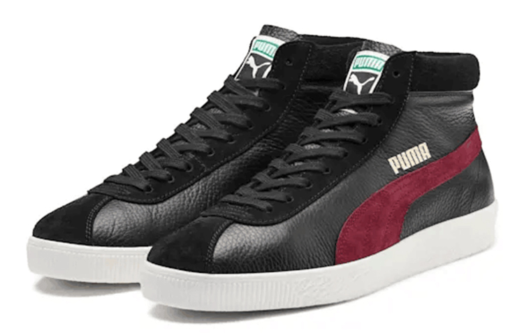 Puma Basket '68 Mid Trainers 'Black Red' 圖 3