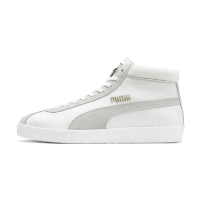 Puma Basket '68 Mid Trainers 'White Grey'